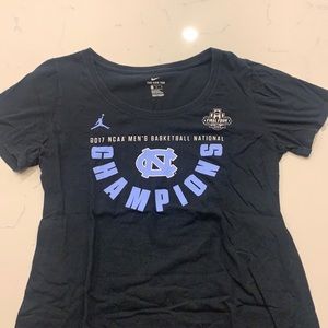 Nike Jordan university of North Carolina UNC Tar Heels 2017 championship shirt